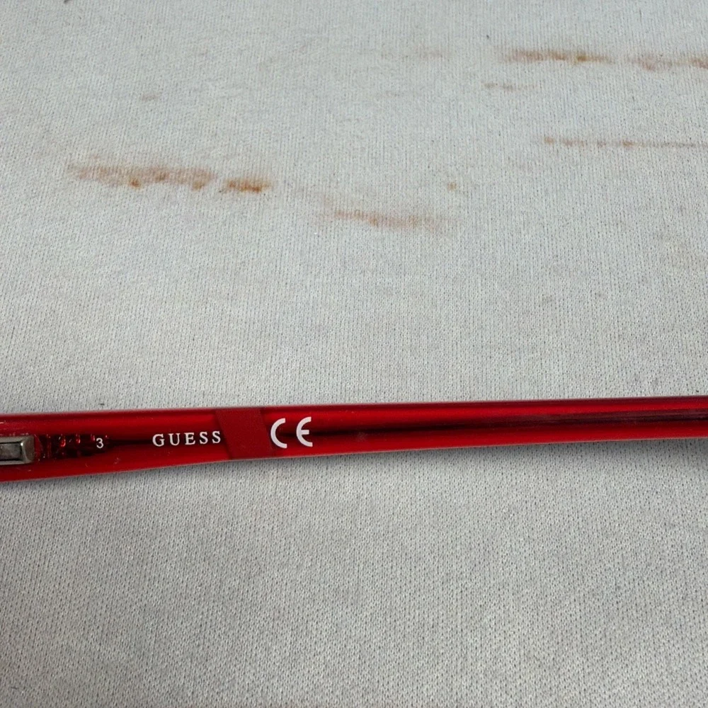Guess GU9179 090 Blue Red Full Rim Eyeglass Frames 49-15-135 Case Used